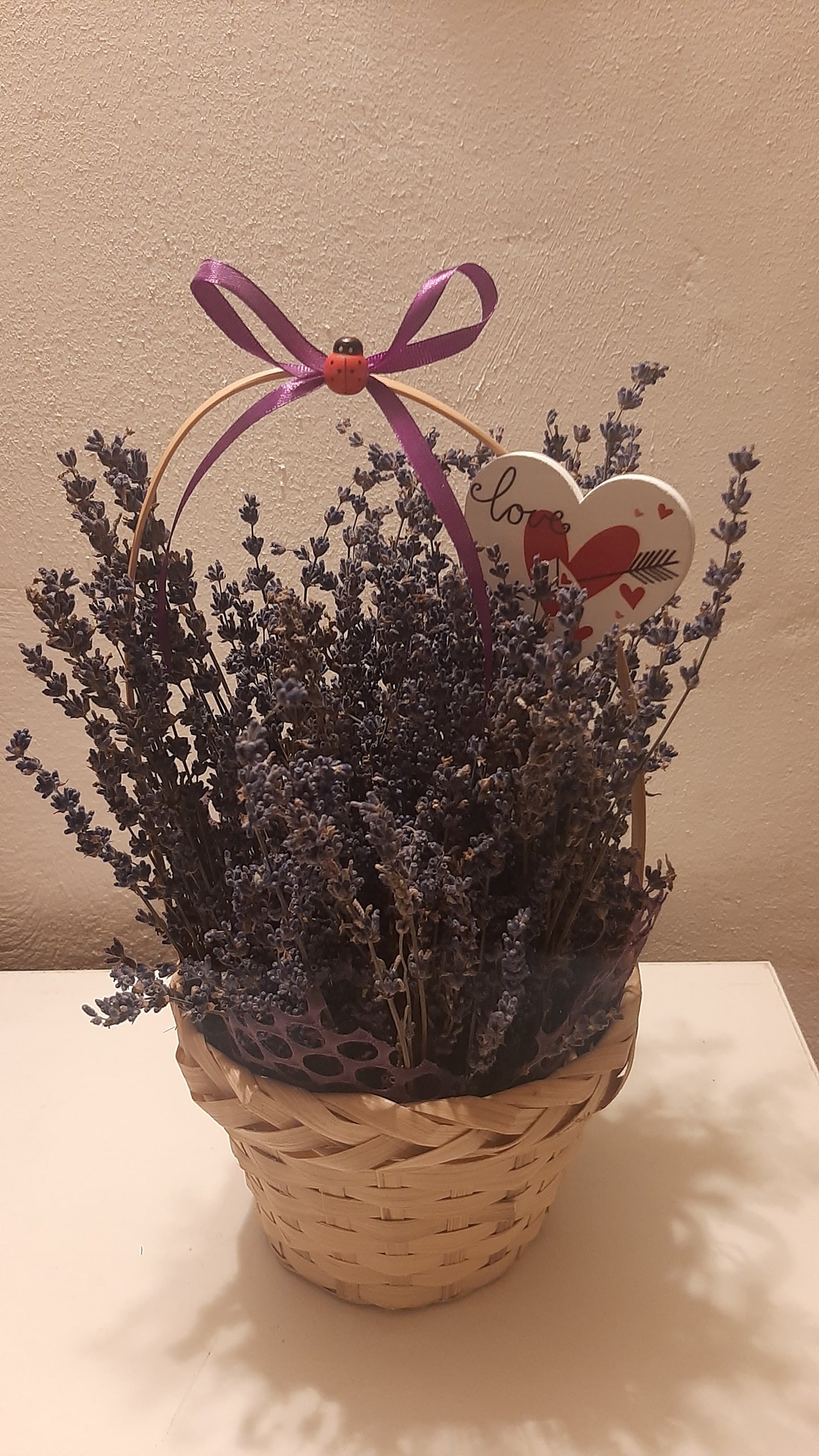 Cosulet cu flori de lavanda